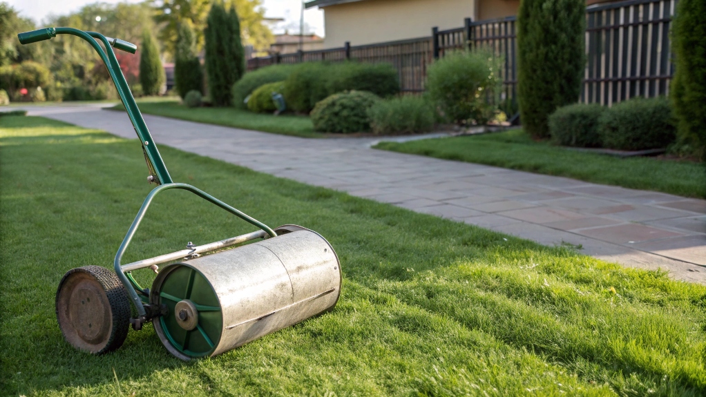 What pattern is best for striping a lawn